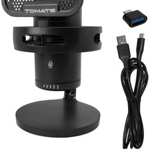 Carregar imagem no visualizador da galeria, Microfone Gamer RGB – USB com Adaptador OTG, Compatível com Celular e PC