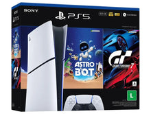 Carregar imagem no visualizador da galeria, Sony PlayStation 5 Digital 825GB – Console com Controle Branco + 2 Jogos