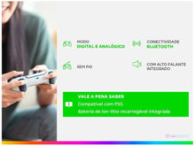 Carregar imagem no visualizador da galeria, DualSense sem fio PS5 Controle Vermelho