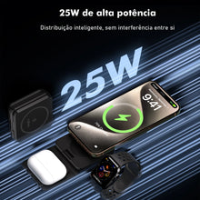 Carregar imagem no visualizador da galeria, Carregador Magnético 3 em 1 Dobrável 25W