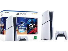 Carregar imagem no visualizador da galeria, Sony PlayStation 5 Slim 1TB – Console com Controle Branco