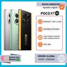 Carregar imagem no visualizador da galeria, Poco X7 5G, 512GB e 12GB RAM
