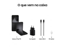 Carregar imagem no visualizador da galeria, Samsung Galaxy Z Flip7 FE 128GB Preto 5G 8GB RAM
