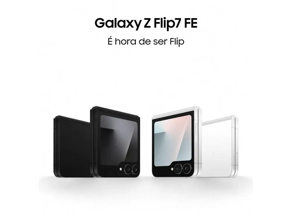 Samsung Galaxy Z Flip7 FE 128GB Preto 5G 8GB RAM